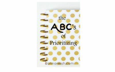 The ABC’s of Prioritizing
